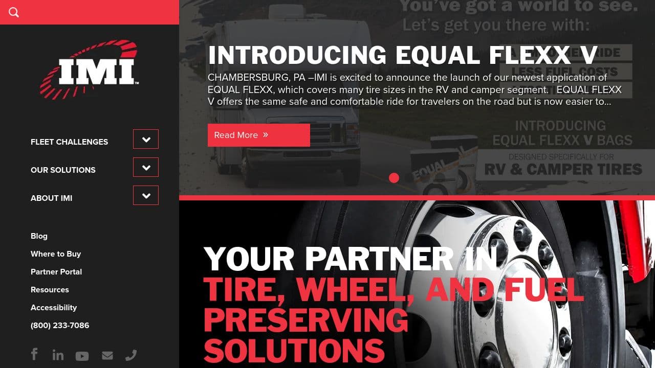 IMI website screenshot