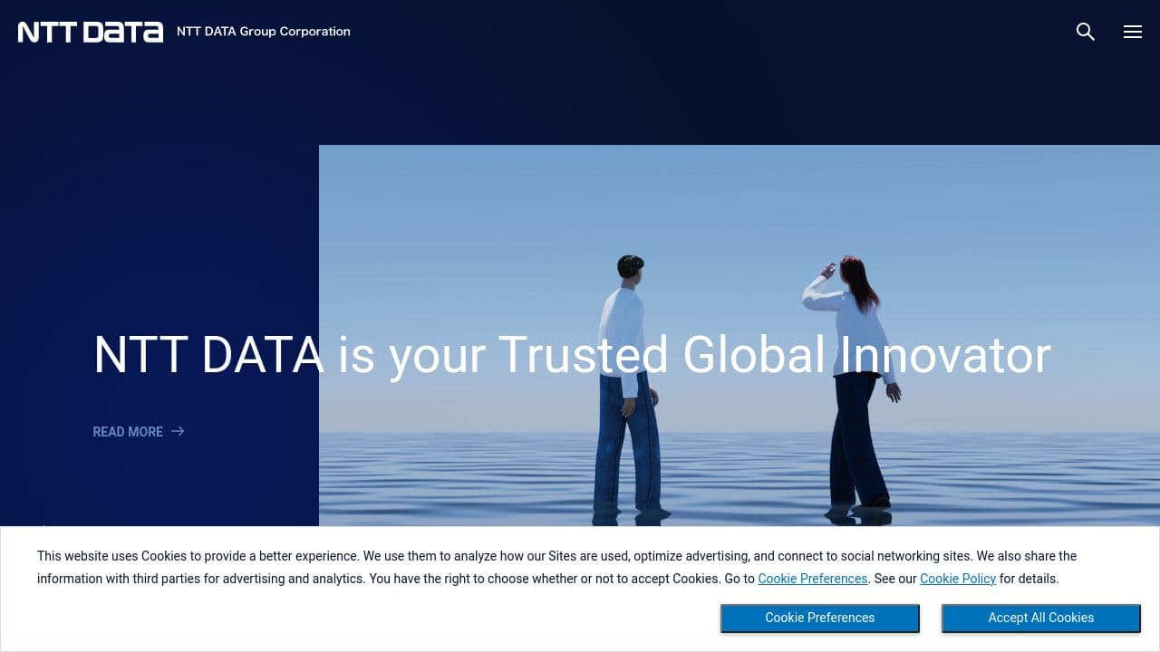 NTT DATA Italia website screenshot