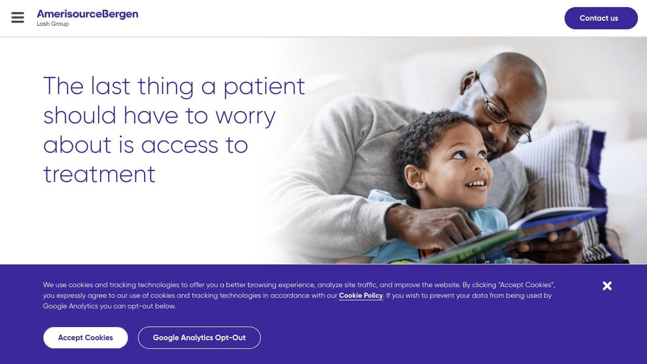 Lash Group website screenshot