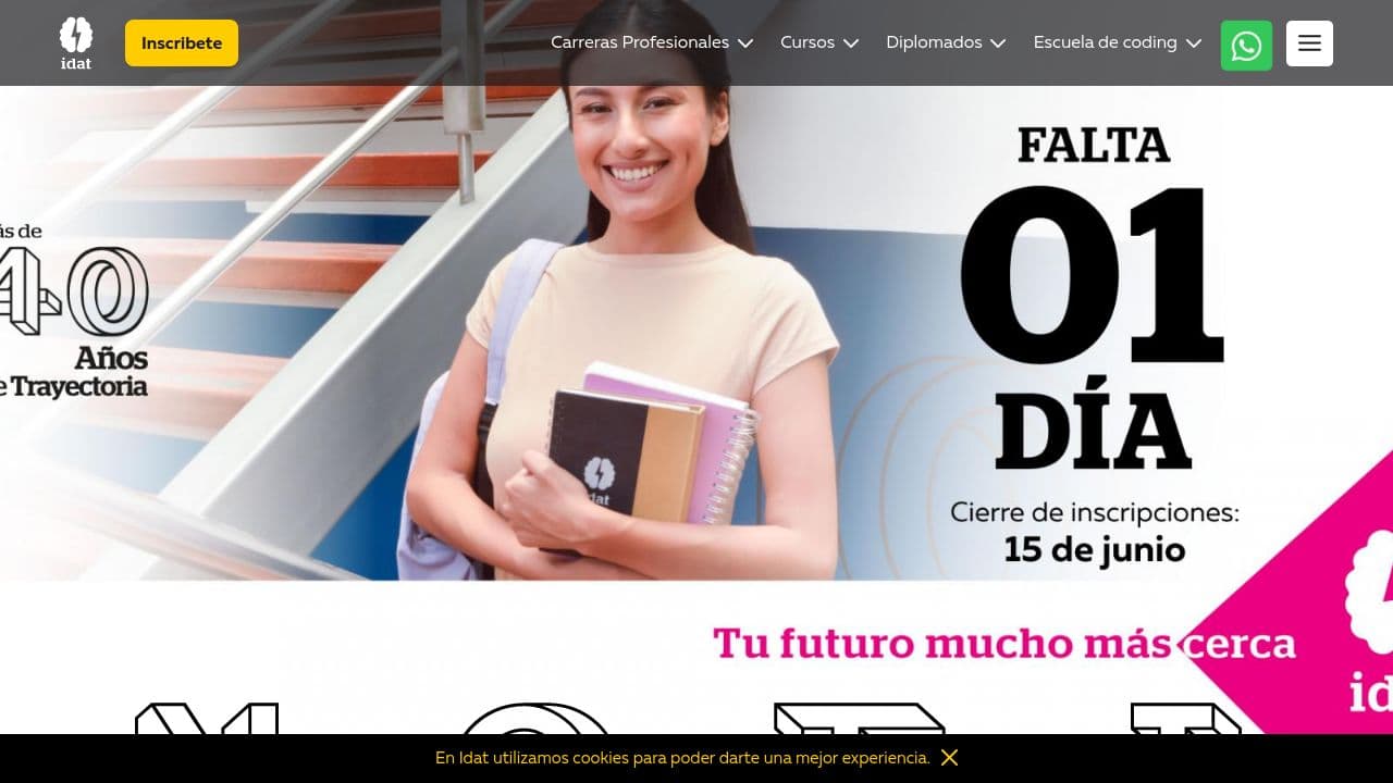 IDAT website screenshot