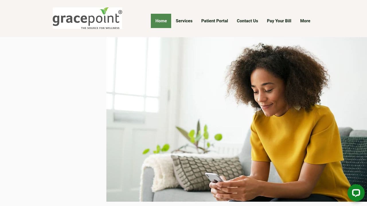 Gracepoint Wellness website screenshot