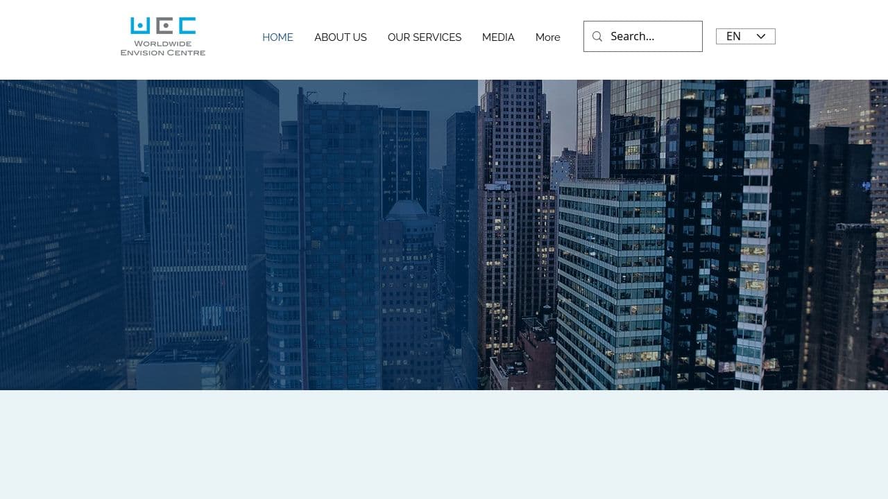 wec website screenshot