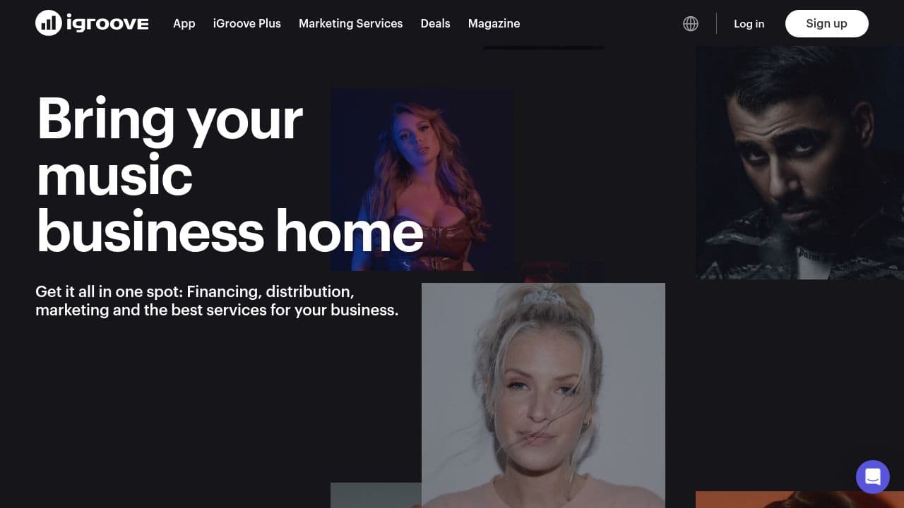 iGroove website screenshot