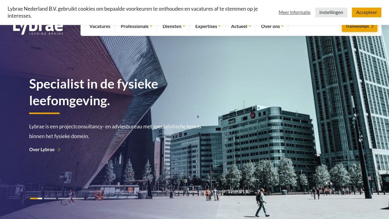 Lybrae website screenshot