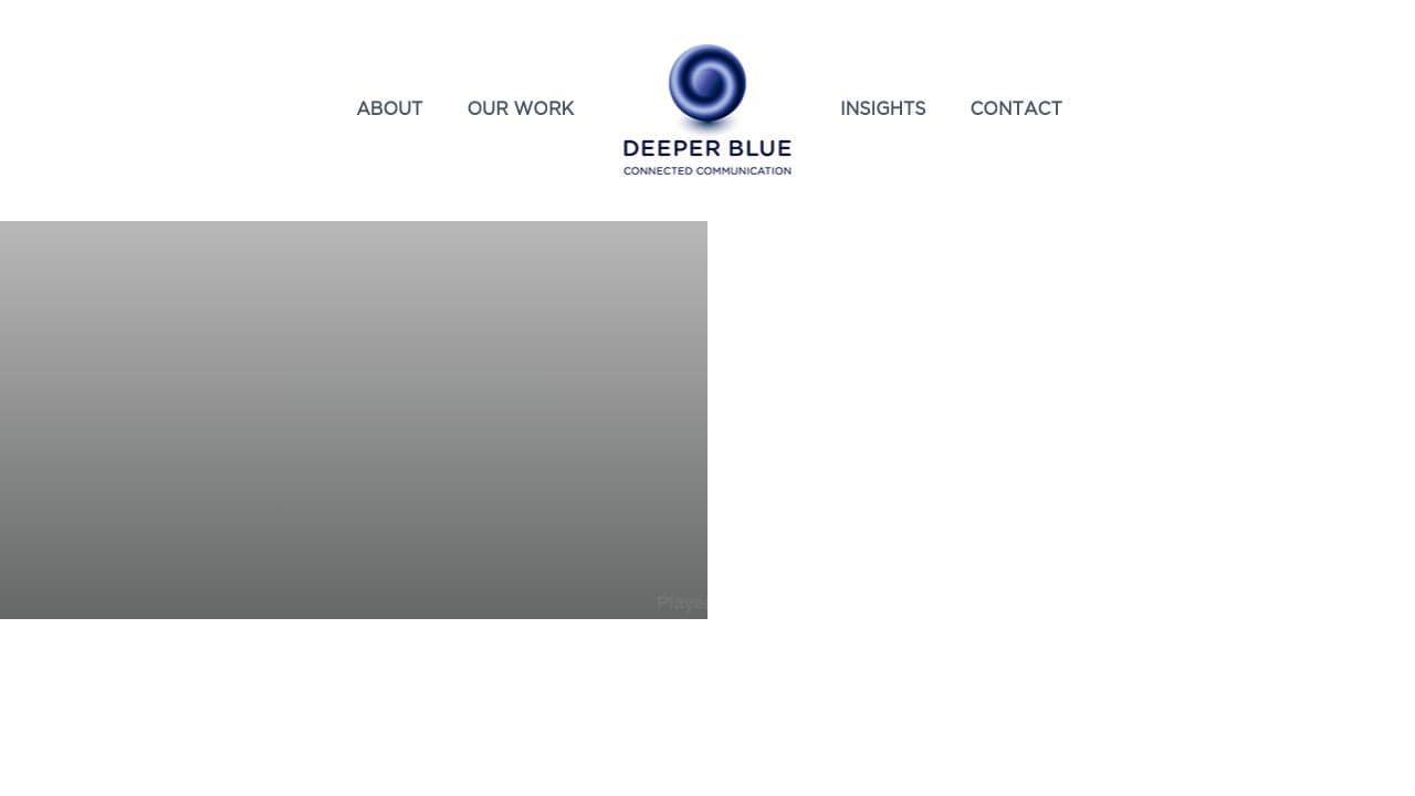 Deeper Blue Ltd website screenshot