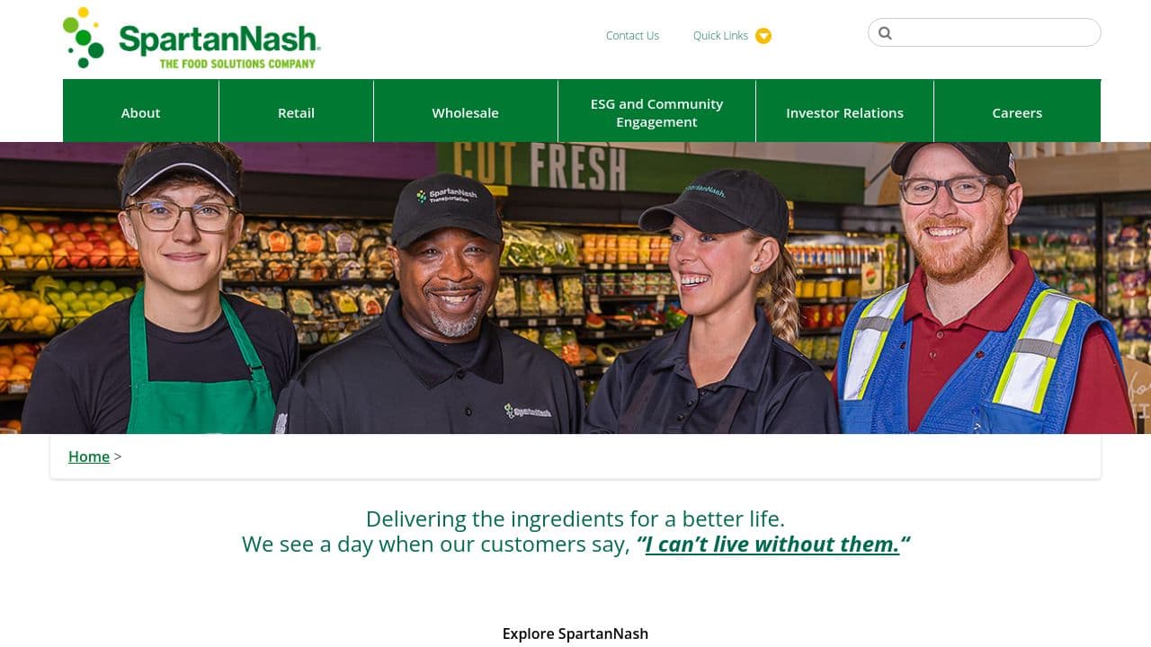 Nash Finch Company website screenshot