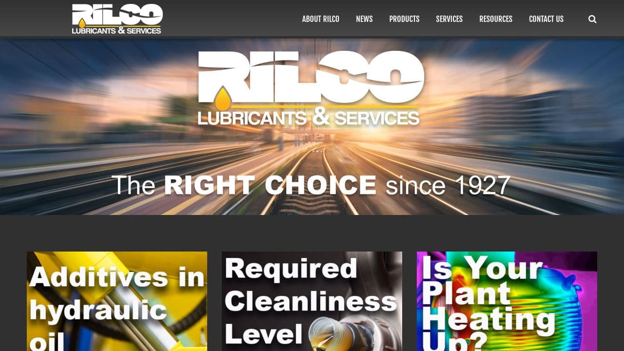 RILCO website screenshot