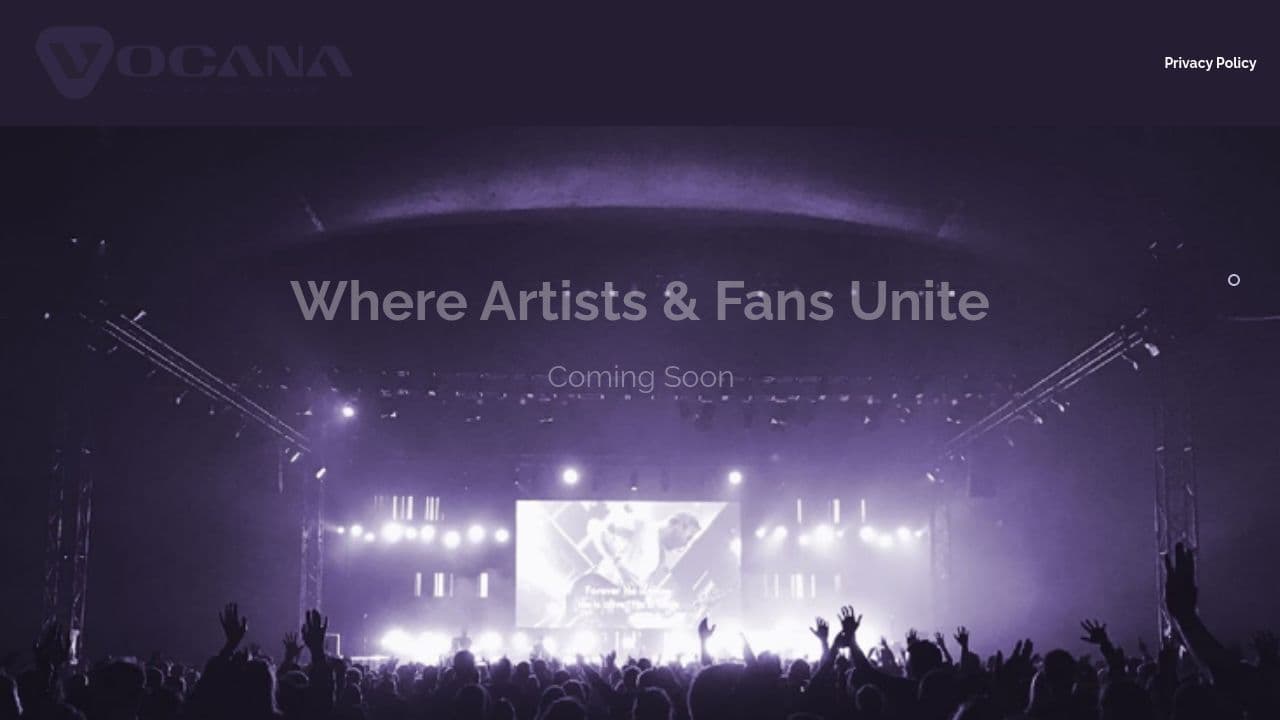 Vocana website screenshot