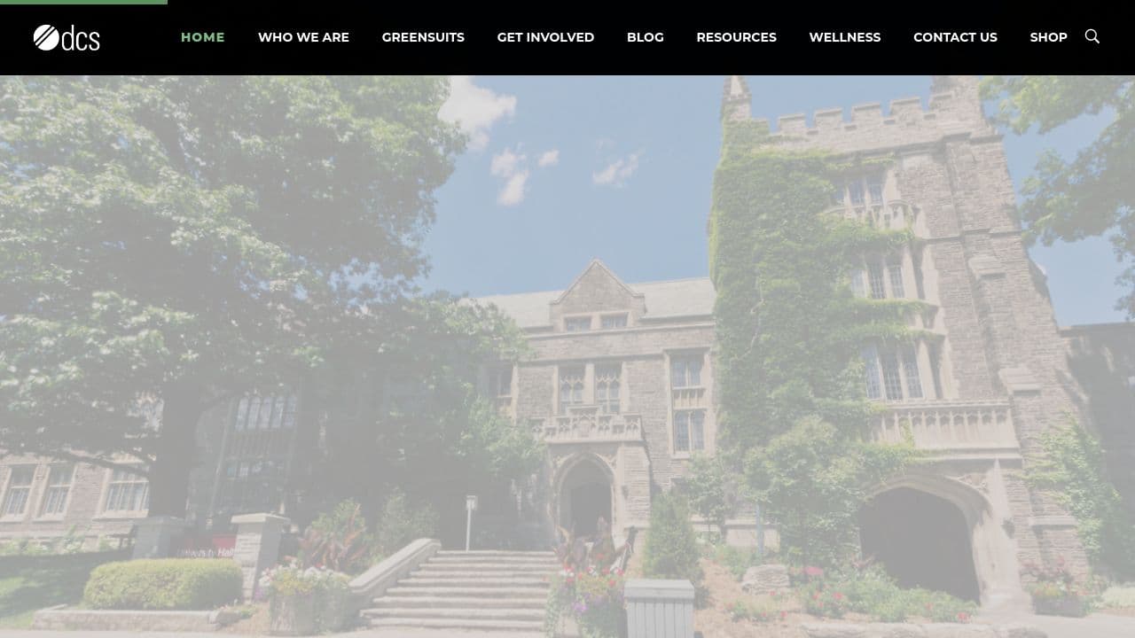 DeGroote Commerce Society website screenshot