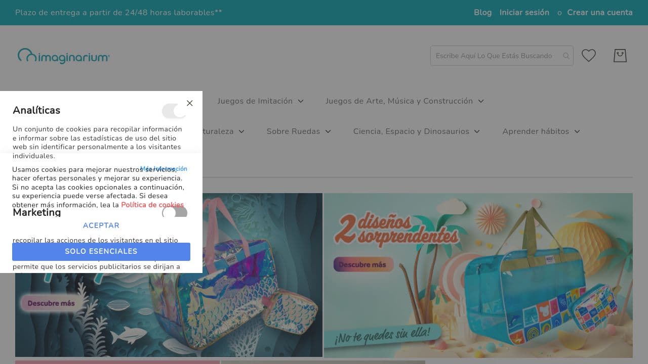 imaginarium website screenshot