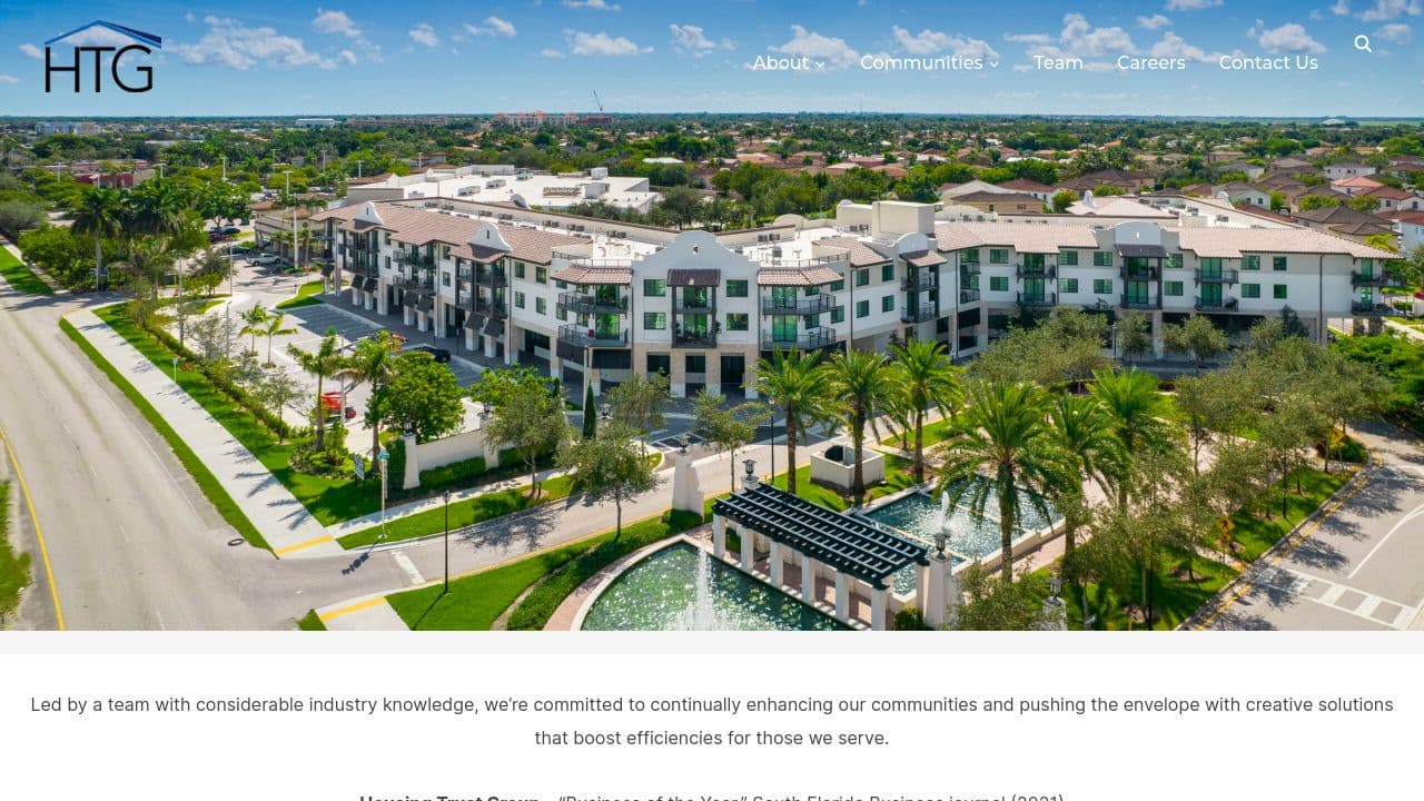 Housing Trust Group, LLC website screenshot