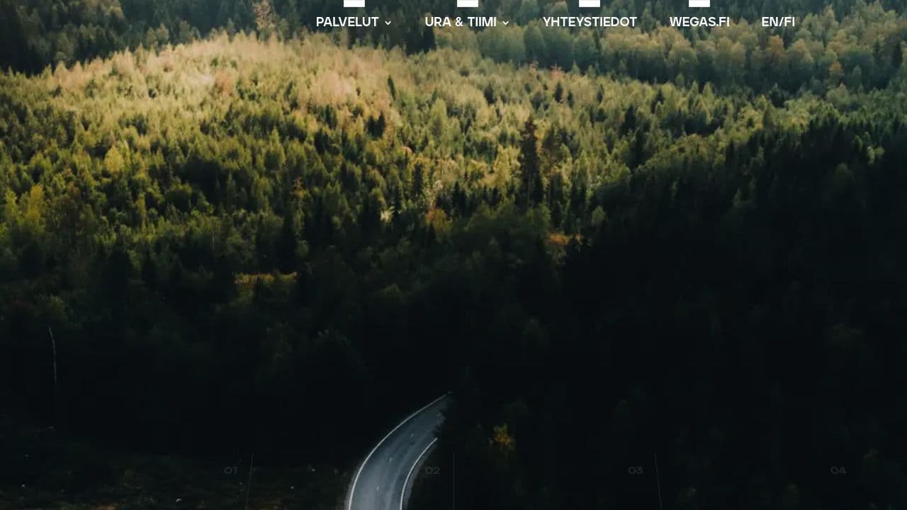 Wega website screenshot