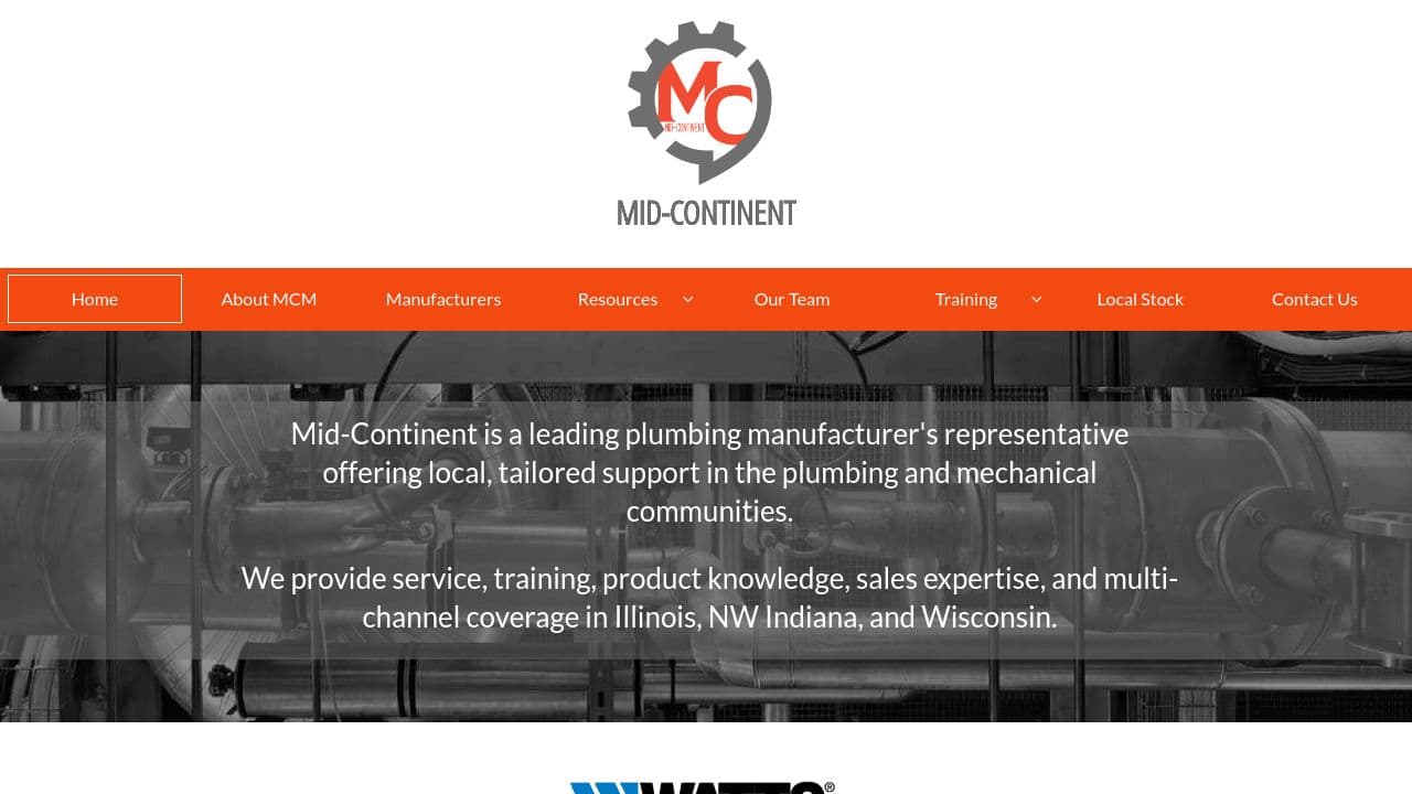 Mid-Continent Marketing website screenshot