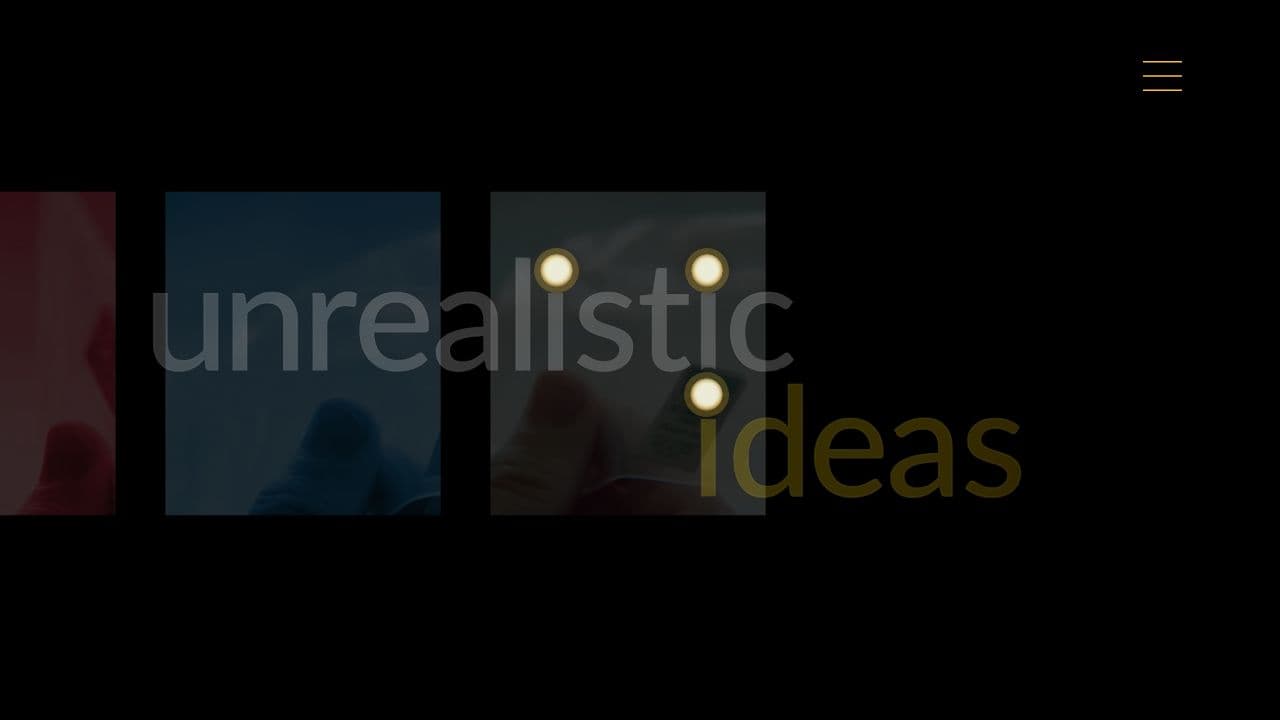 Unrealistic Ideas website screenshot