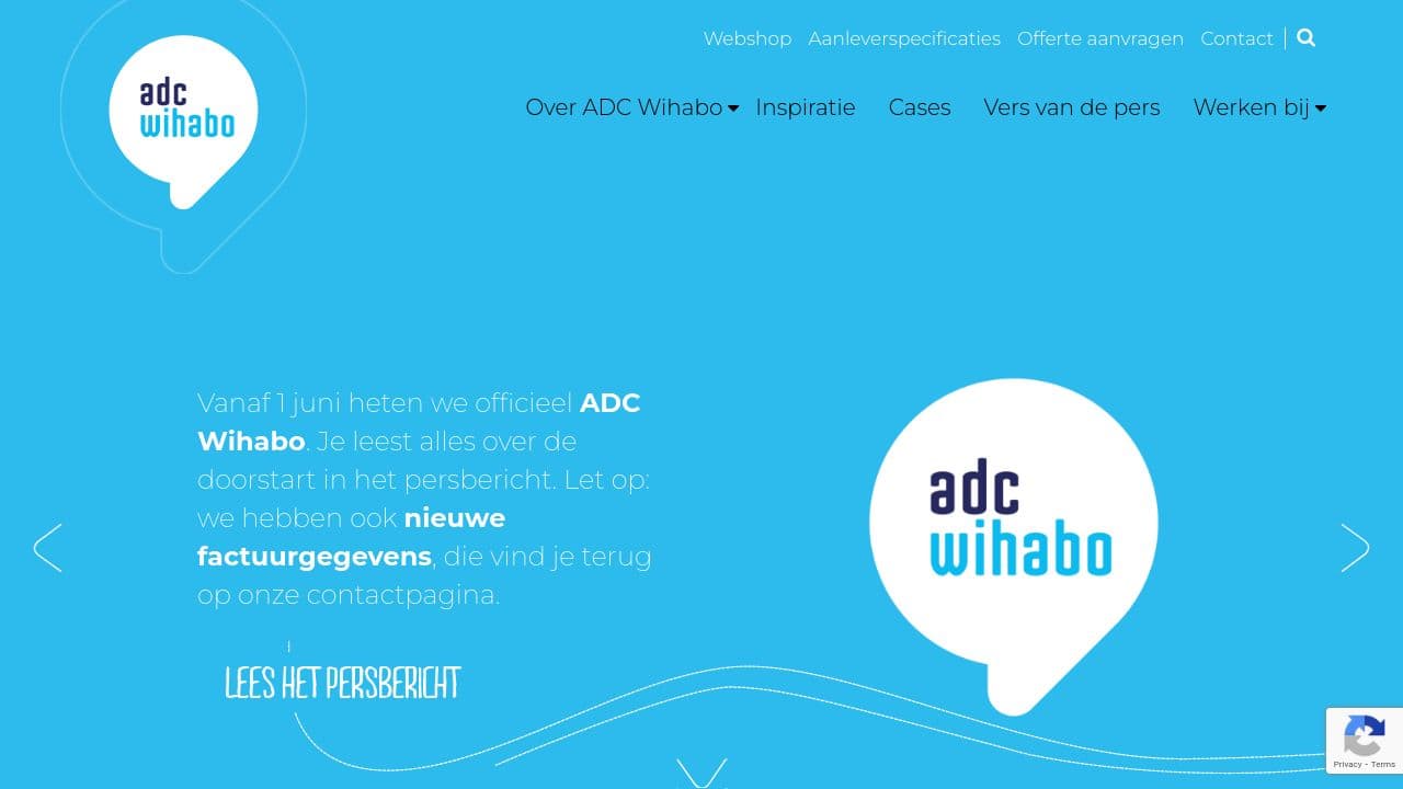 ADC Wihabo website screenshot