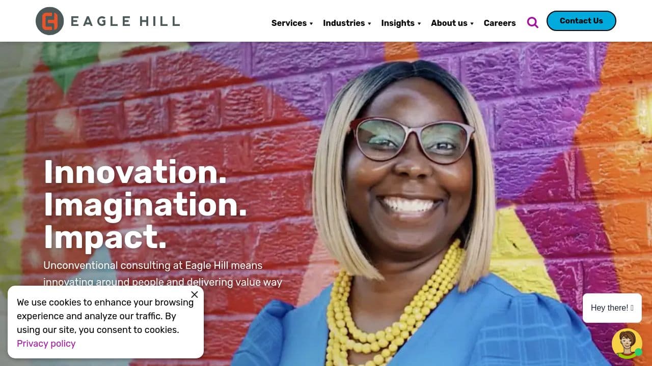 Eagle Hill Consulting website screenshot