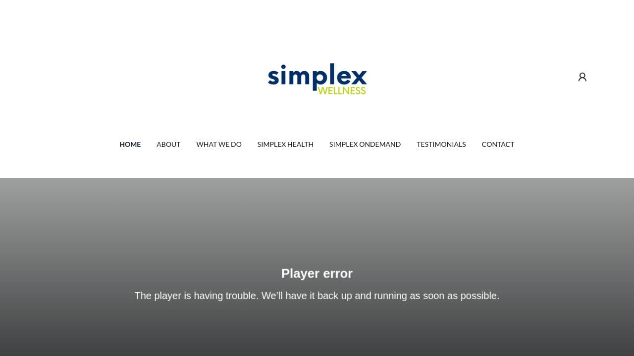 Simplex Wellness, Inc website screenshot