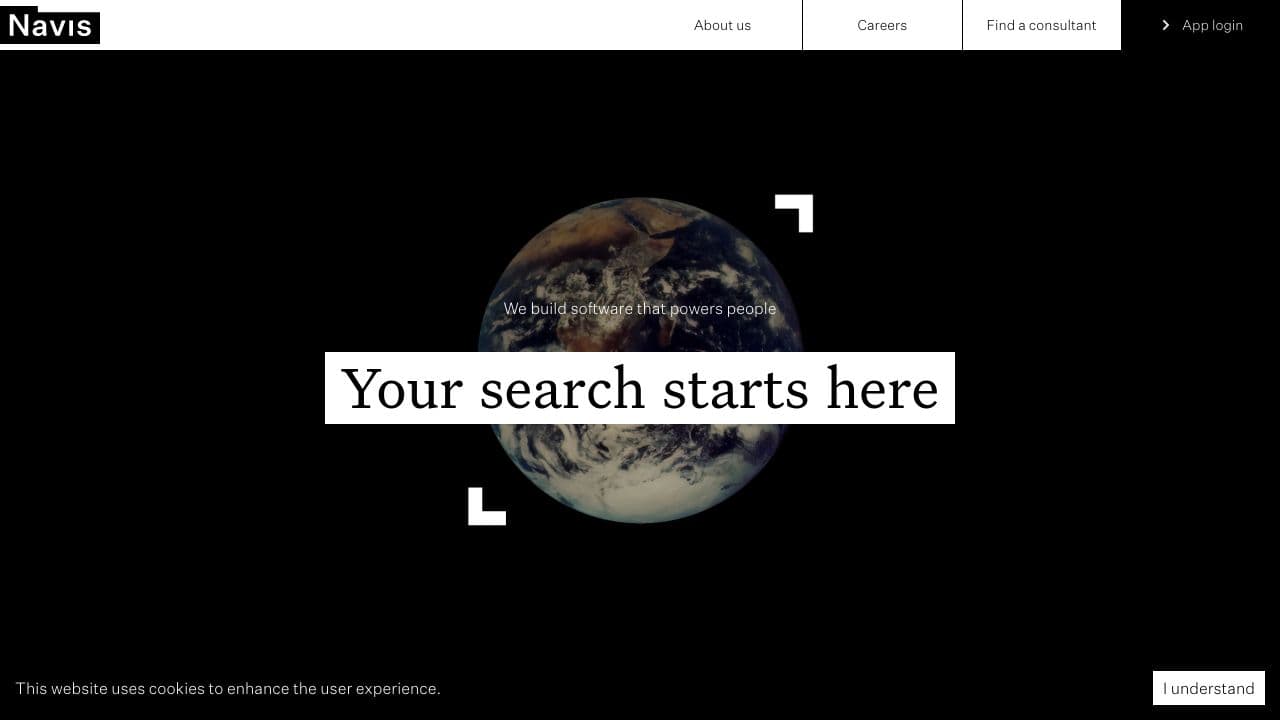 Navis website screenshot