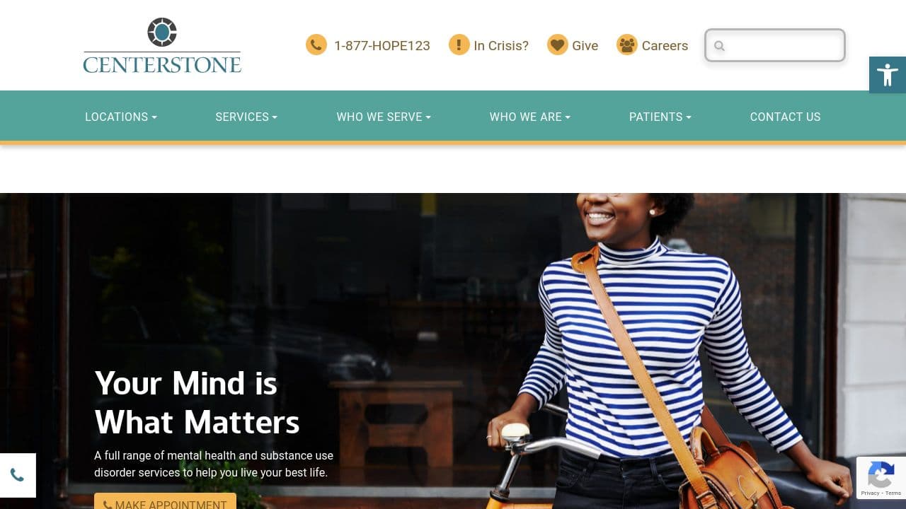 Centerstone website screenshot