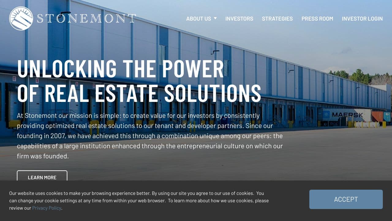 Stonemont Financial Group website screenshot