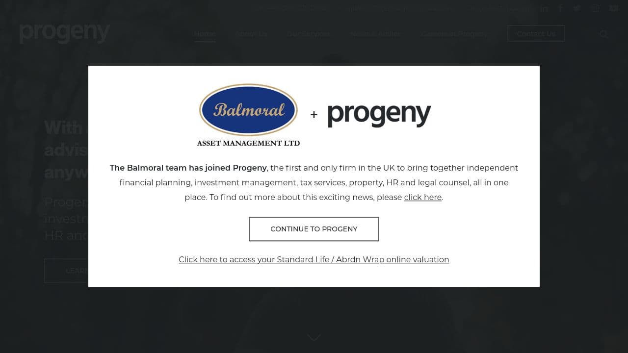 Balmoral Asset Management Ltd website screenshot