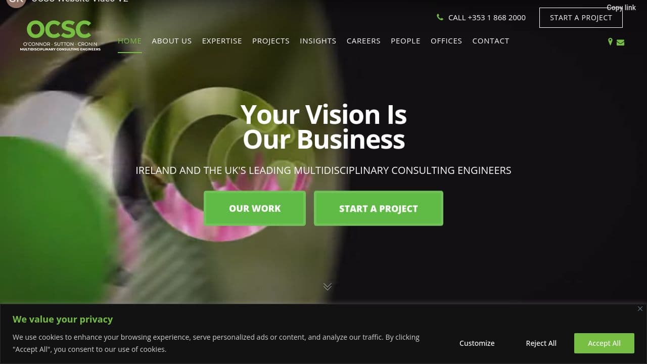 O'Connor Sutton Cronin website screenshot