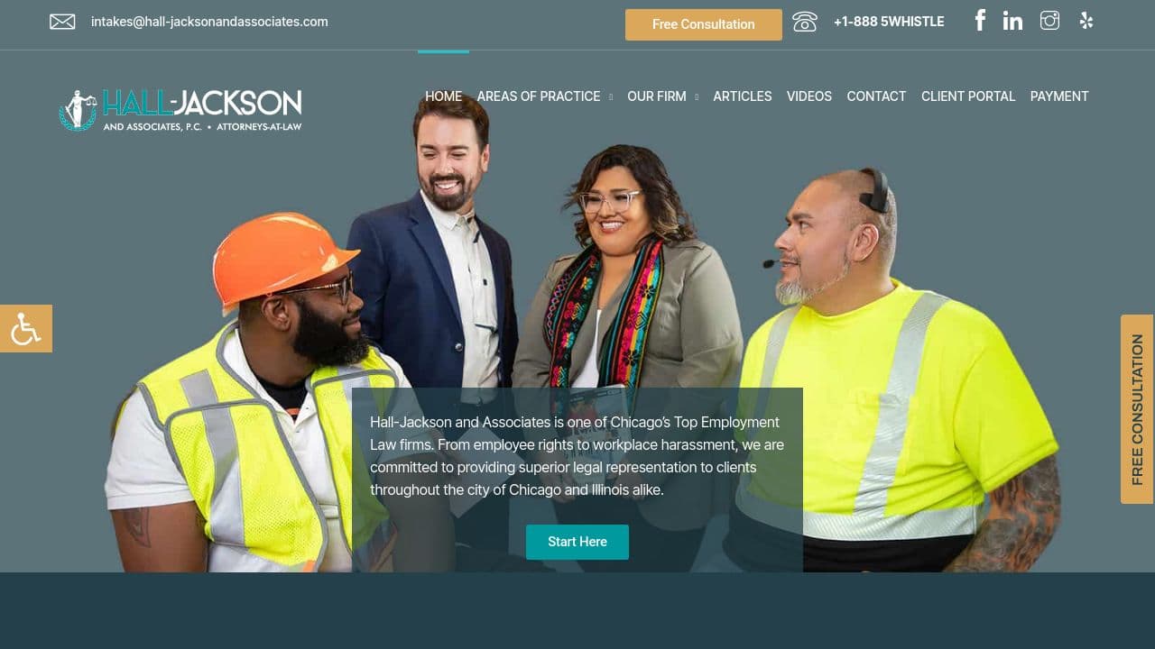Hall-Jackson & Associates website screenshot