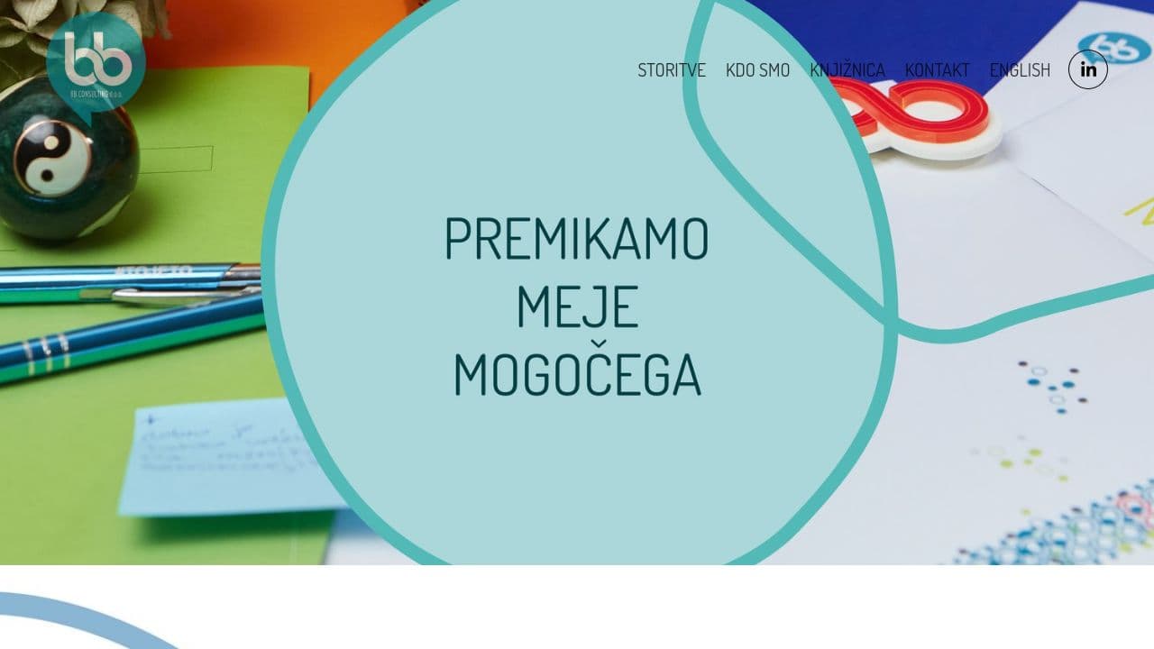 BB Consulting website screenshot