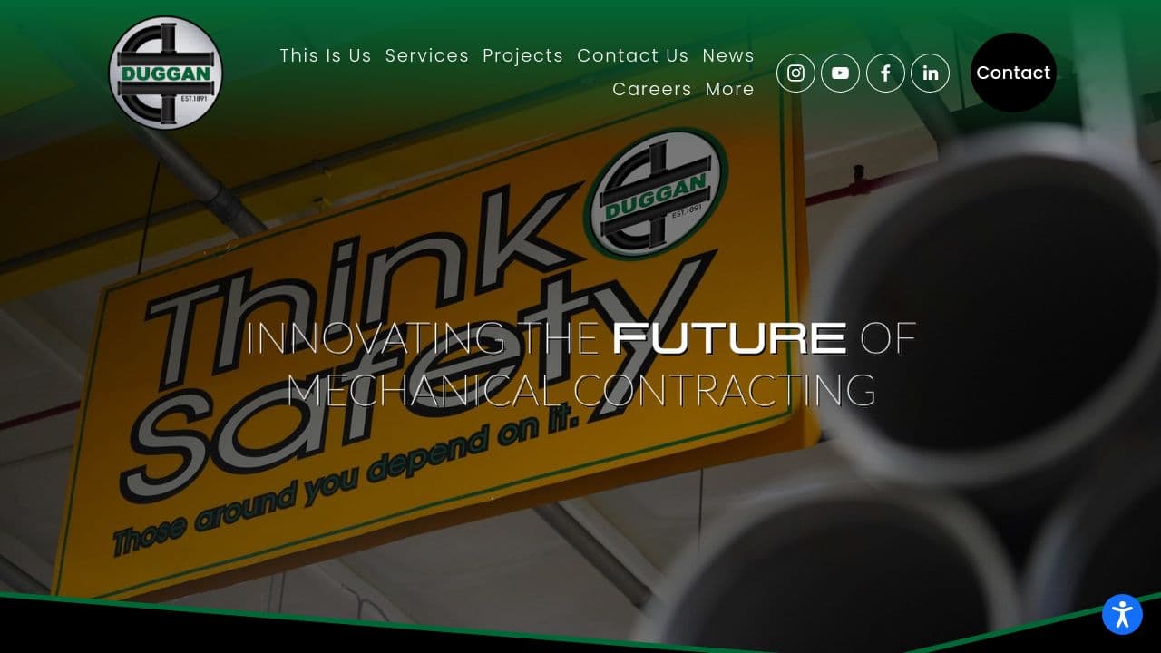 EM Duggan website screenshot