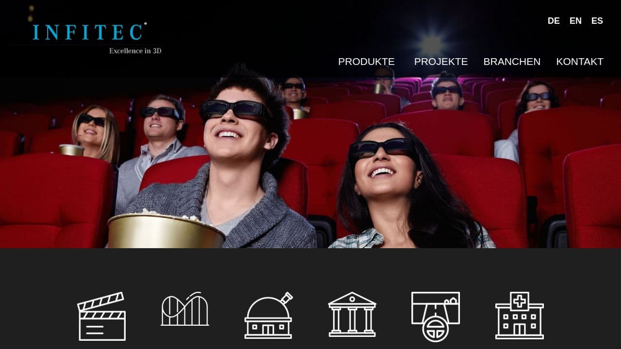 INFITEC GmbH website screenshot