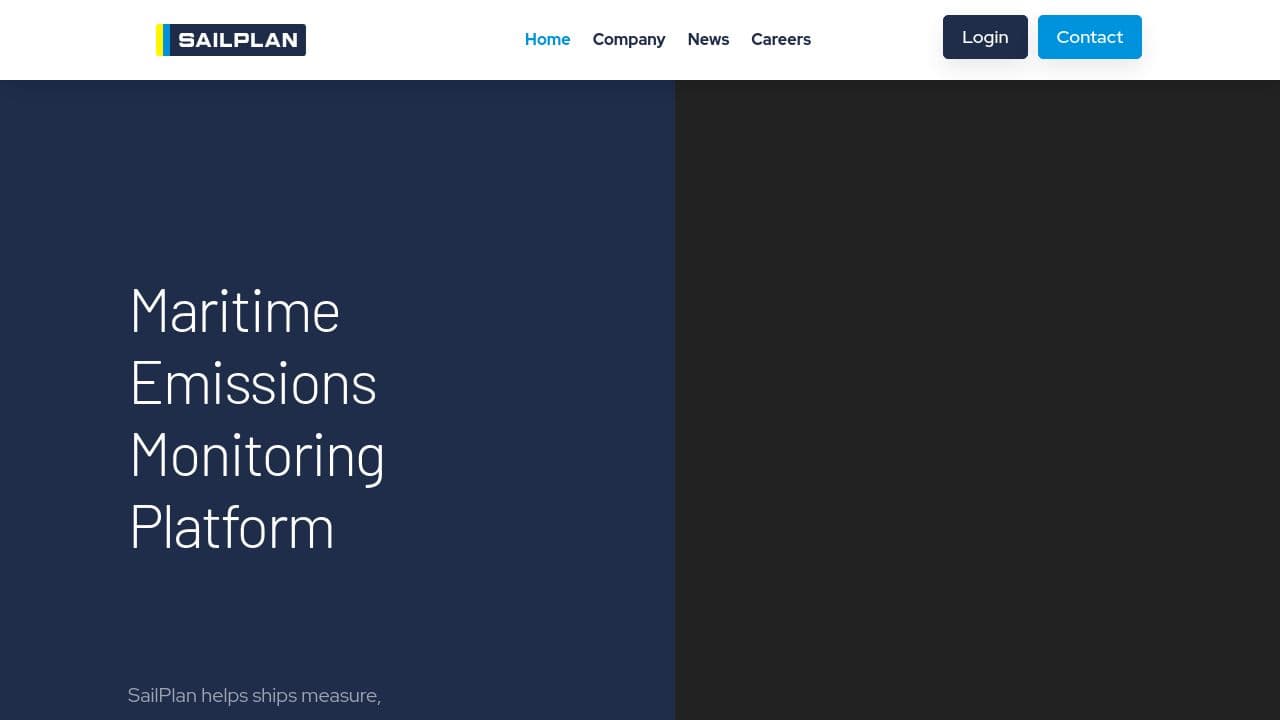 SailPlan website screenshot