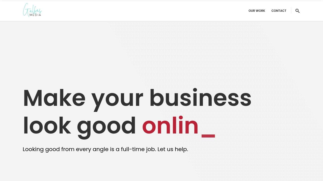 Galfas Media website screenshot