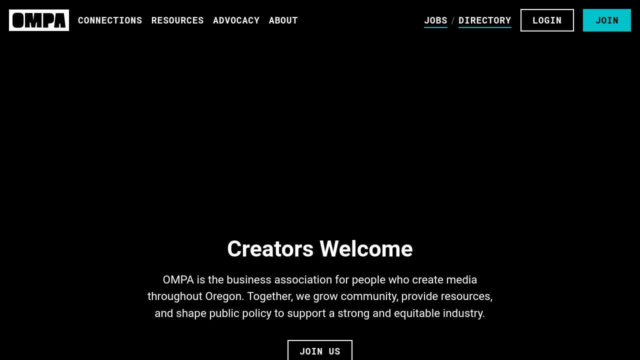 OMPA website screenshot