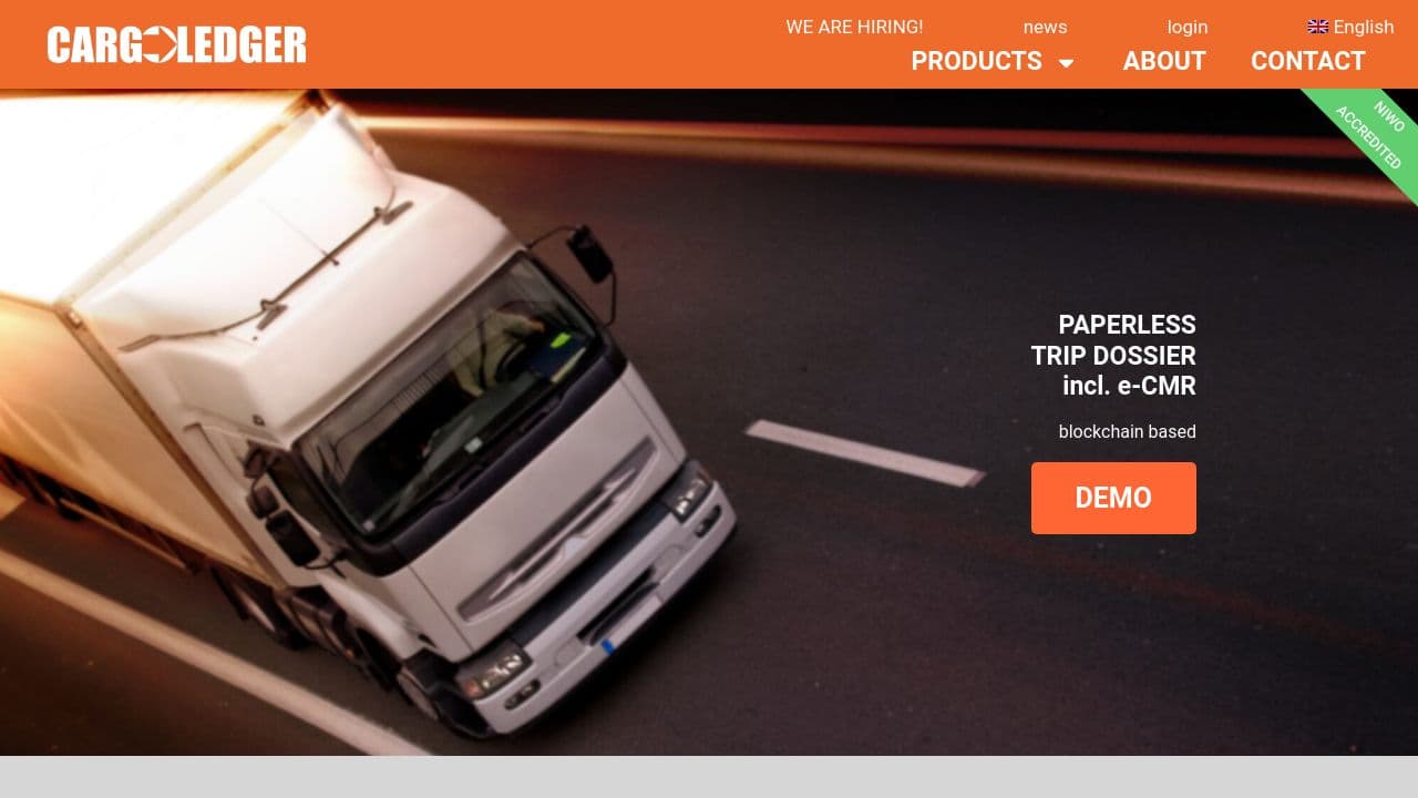 CargoLedger website screenshot
