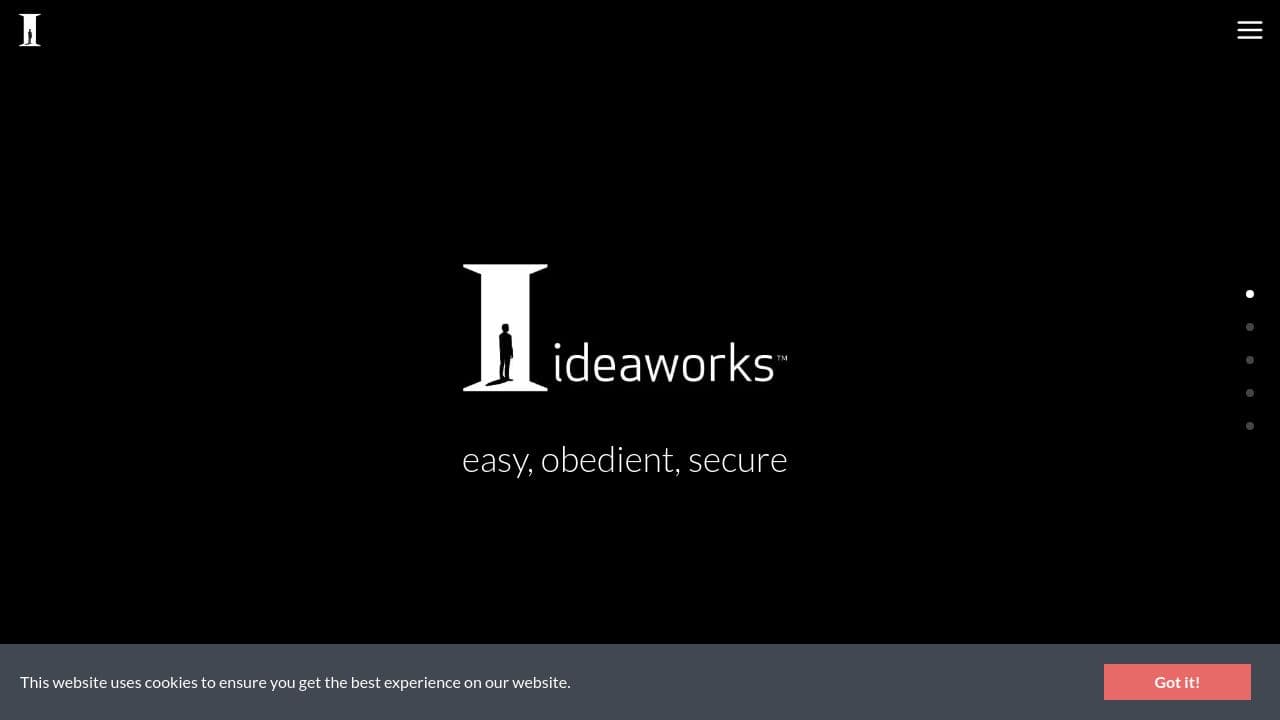 Ideaworks website screenshot