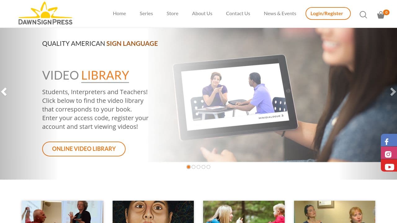 DawnSignPress website screenshot