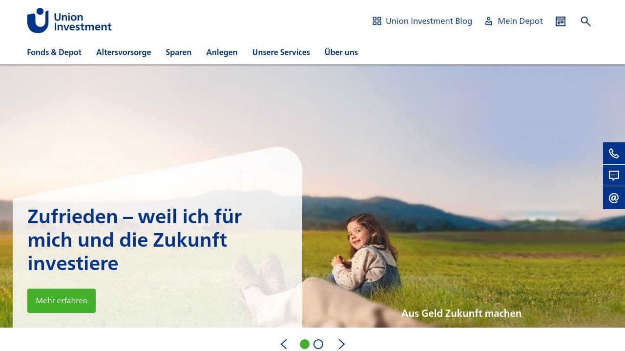Union Investment Real Estate GmbH website screenshot