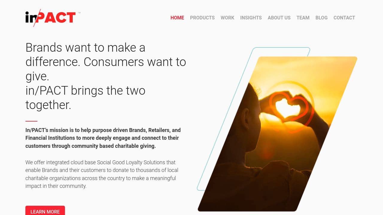 in/PACT website screenshot