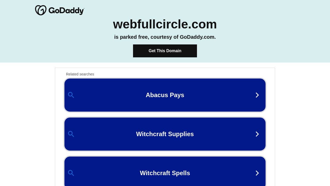 Web Full Circle website screenshot