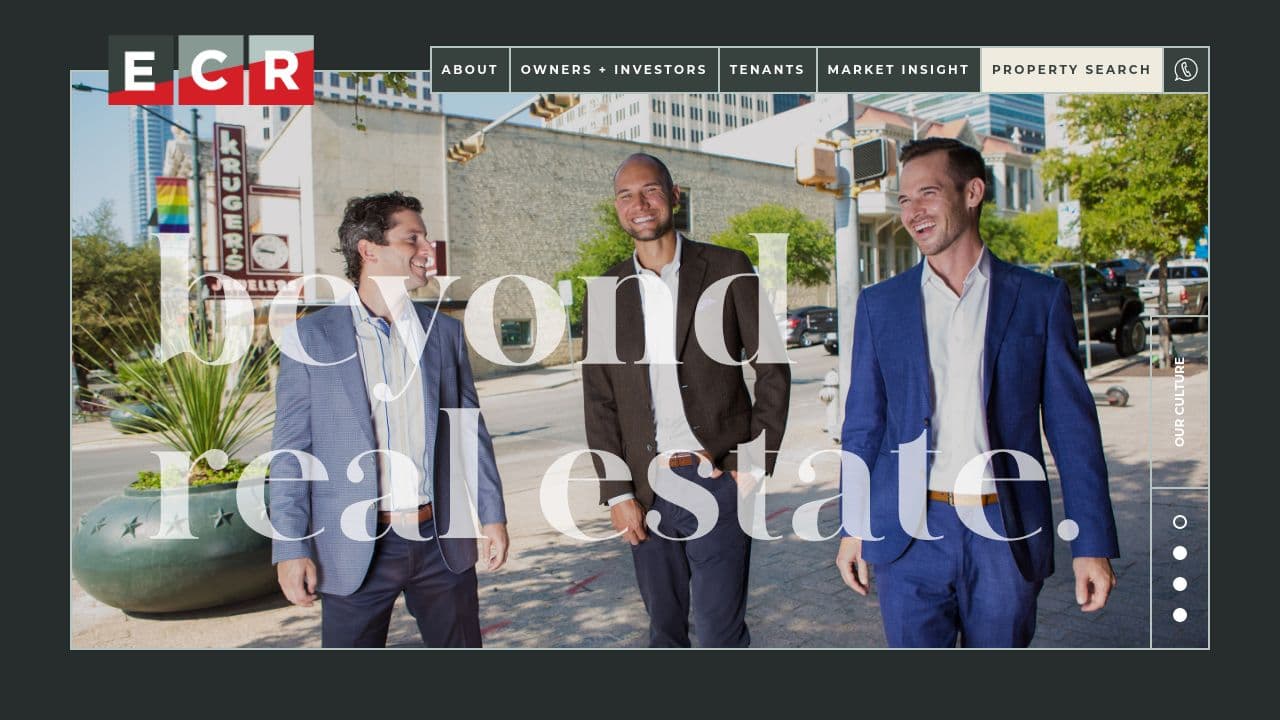 ECR website screenshot