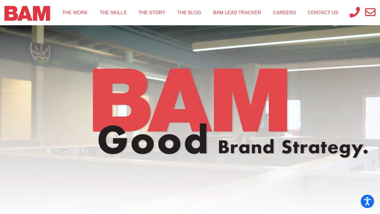 BAM Advertising website screenshot