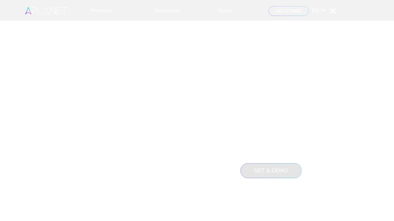 APLANET website screenshot