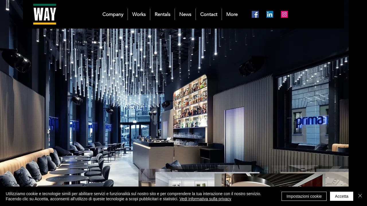 Way spa website screenshot