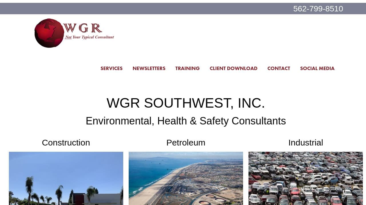 WGR website screenshot