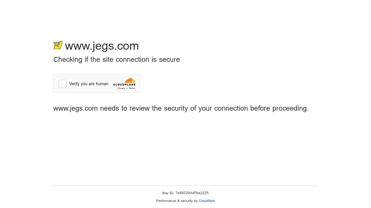 JEGS Performance website screenshot