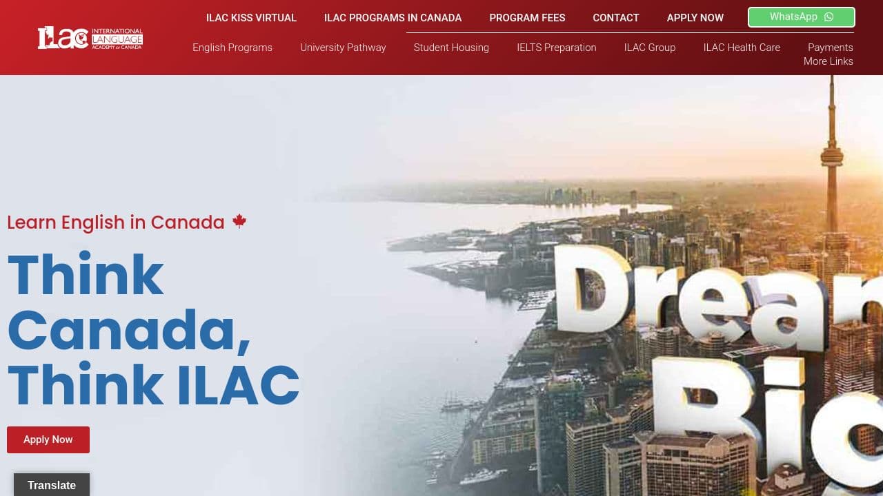 ILAC website screenshot