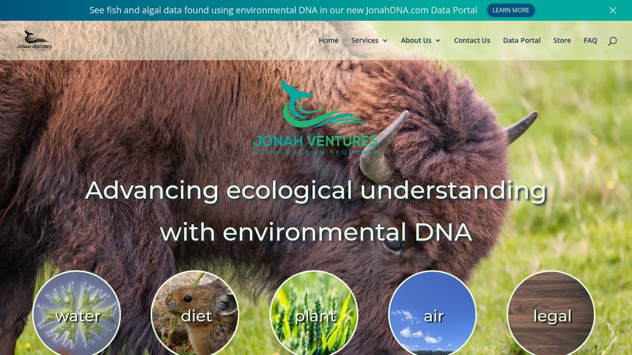 Jonah Ventures website screenshot