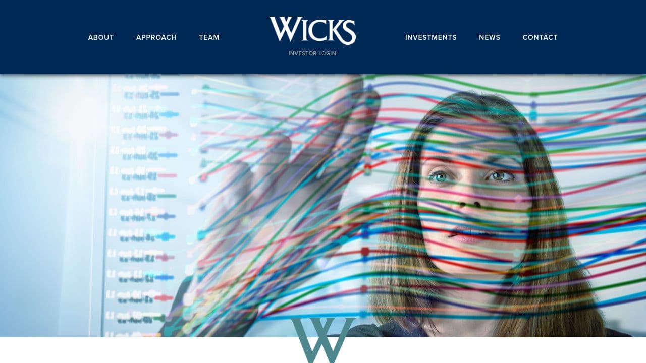 The Wicks Group website screenshot
