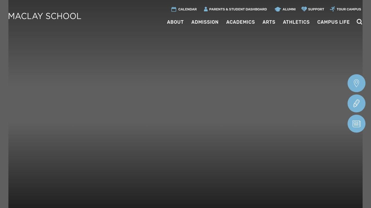 Maclay School website screenshot