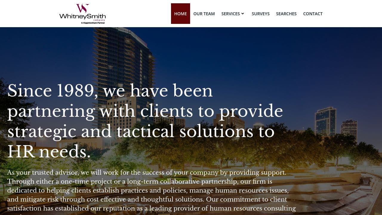 WhitneySmith Company website screenshot